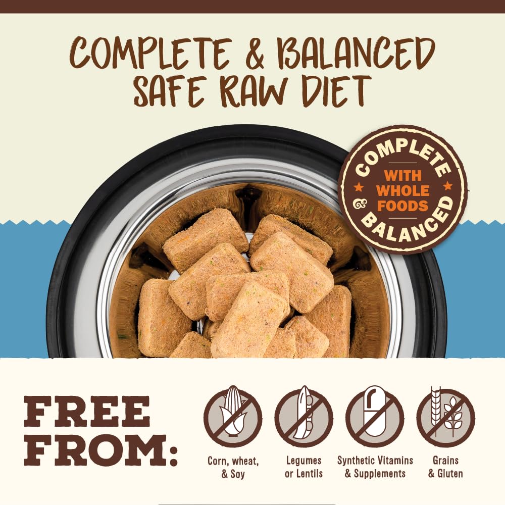 Primal Pet Foods Nuggets de conejo deshidratado en frío, para dieta balanceada
