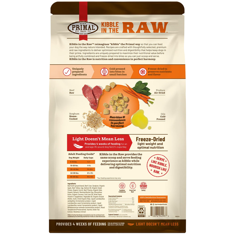 Primal Pet Foods sin-alergenos-comunes evita irritaciones.