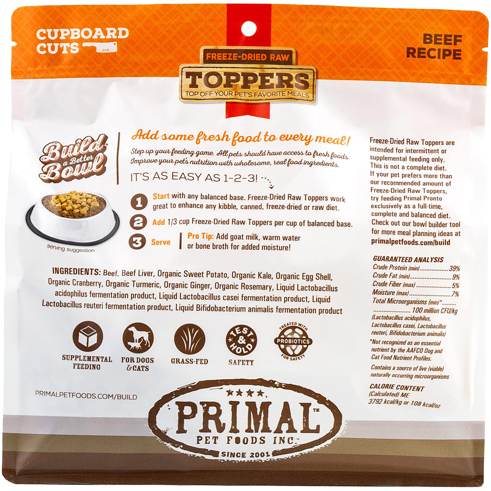 Producto hecho en EE. UU., proteína de alta calidad Primal.