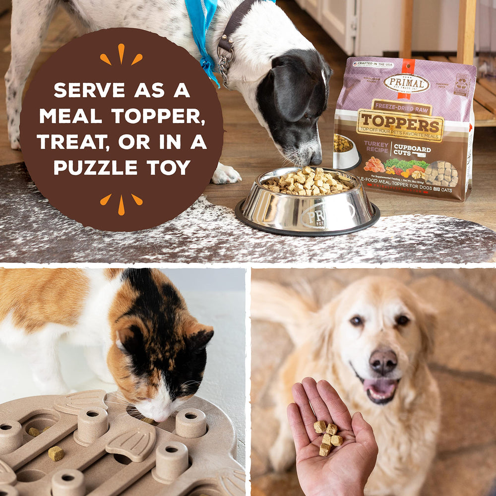 Premios de Primal para perros y gatos como recompensa sabrosa