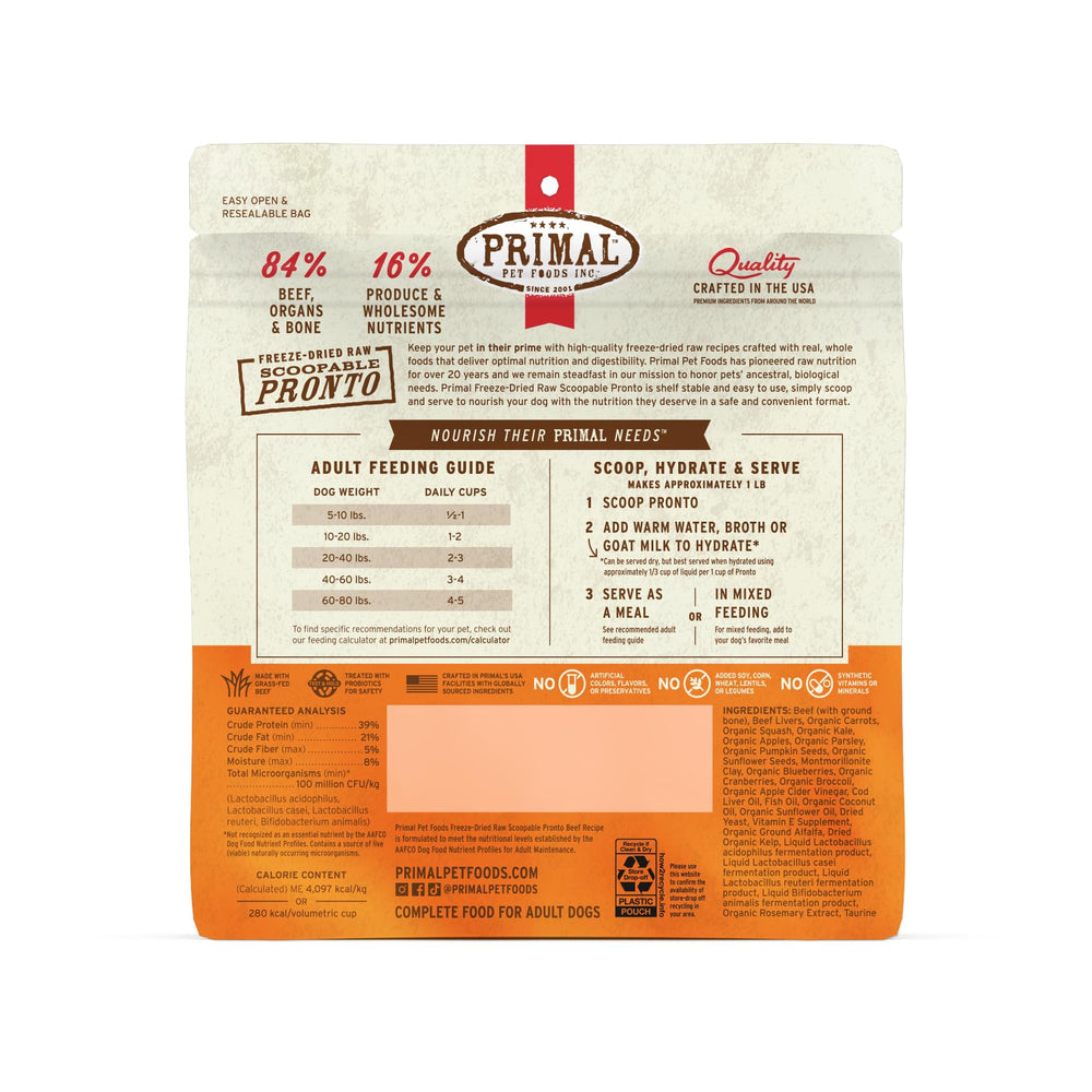 Primal Pronto Mini Nuggets opción flexible para diversas dietas
