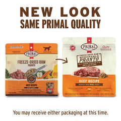 Primal Pronto Mini Nuggets servido como comida completa y equilibrada