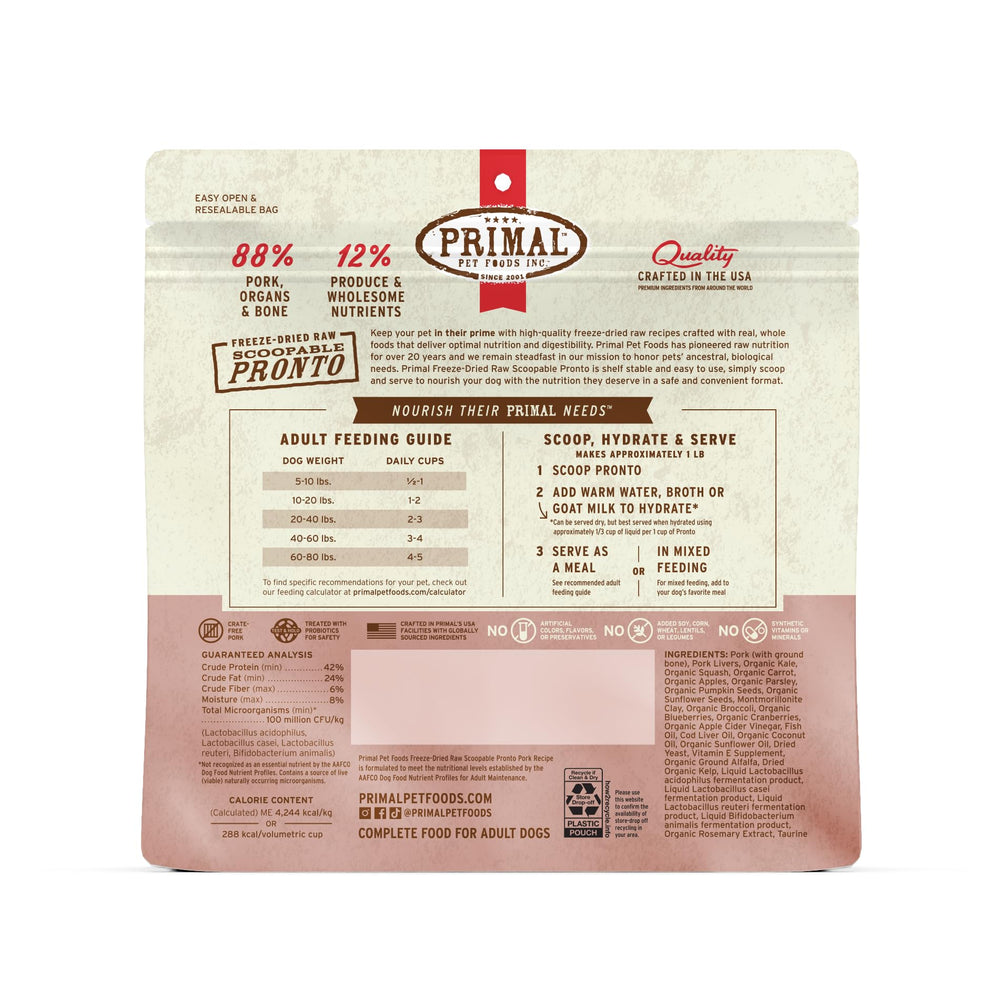 Primal Pronto Nuggets sin preservantes artificiales, opción natural para snacks.