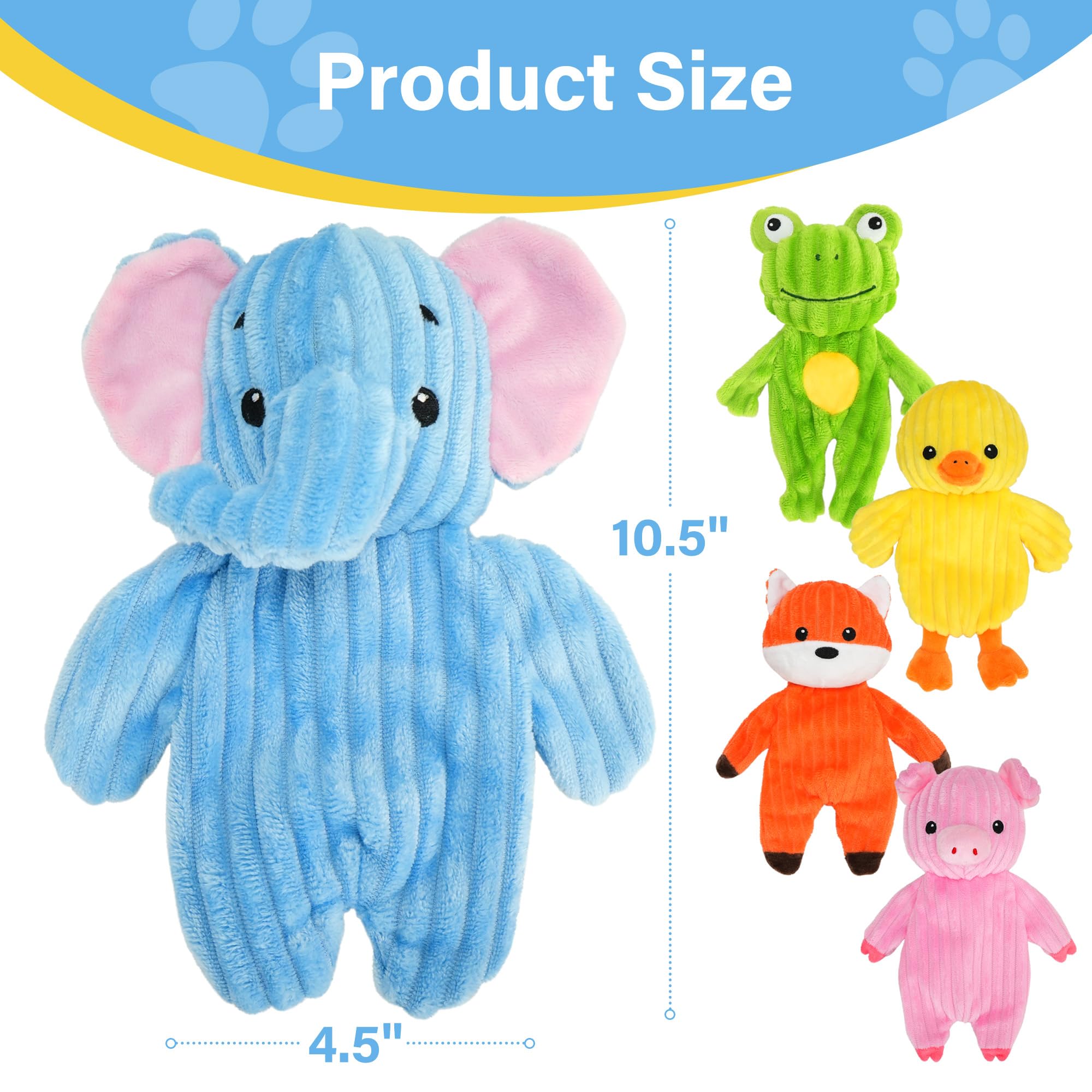 Prime Pets pato peluche para juegos de lanzamiento y recogida.