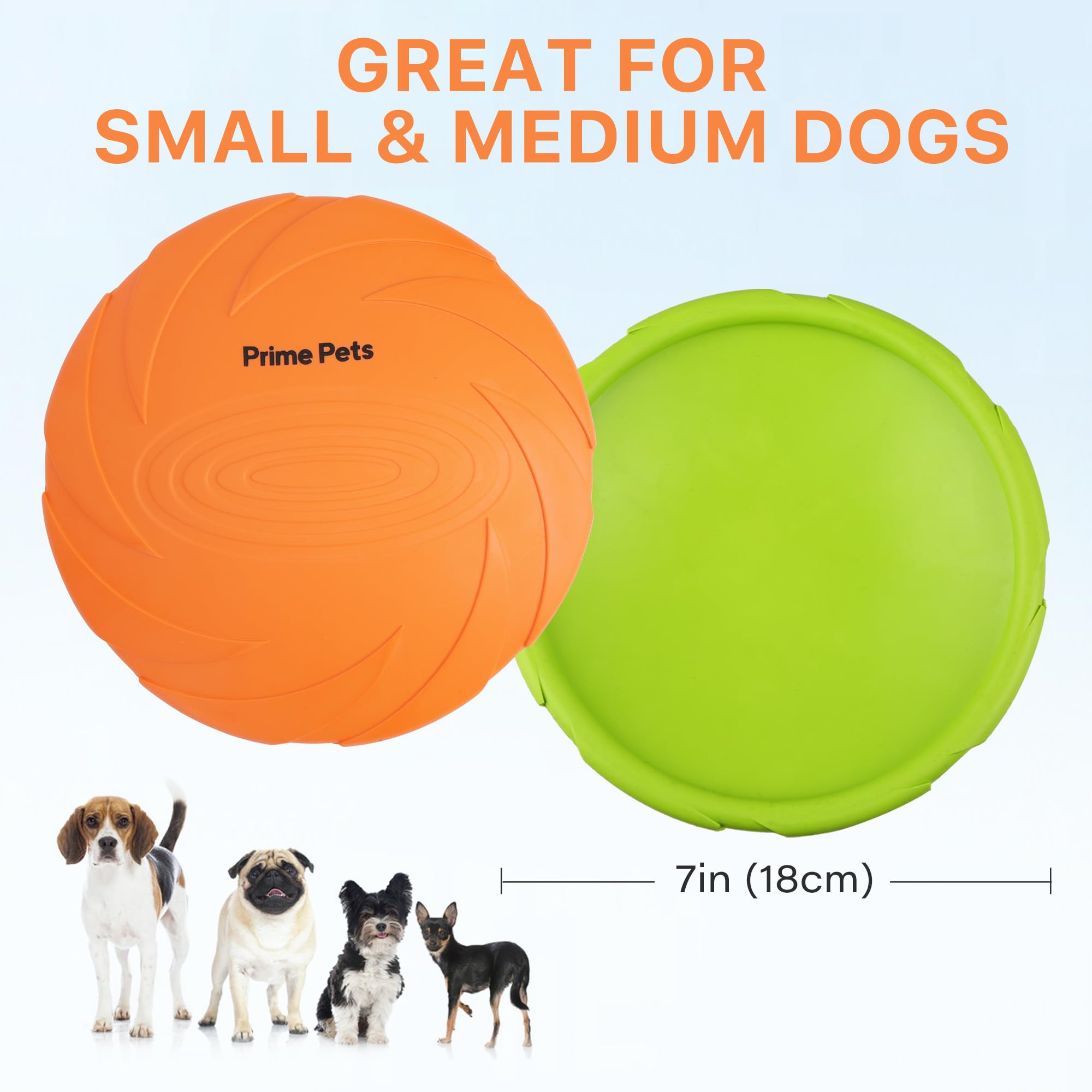 Prime Pets Disque Volant Chien dans l'eau pour jeux piscine