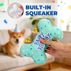 Prime Pets hueso de peluche suave para perros pequeños y medianos