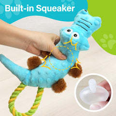 Cocodrilo Prime Pets con superficie texturizada y detalles de patas para tacto.