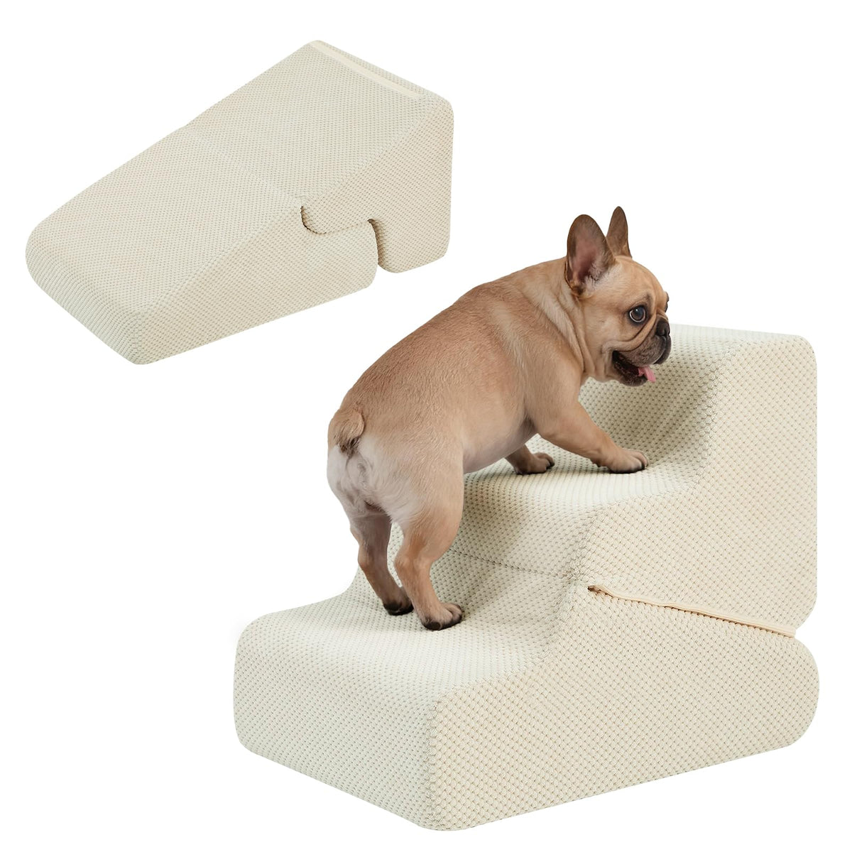 PRIMEPATIO rampa para perro cama tres alturas facilita subir