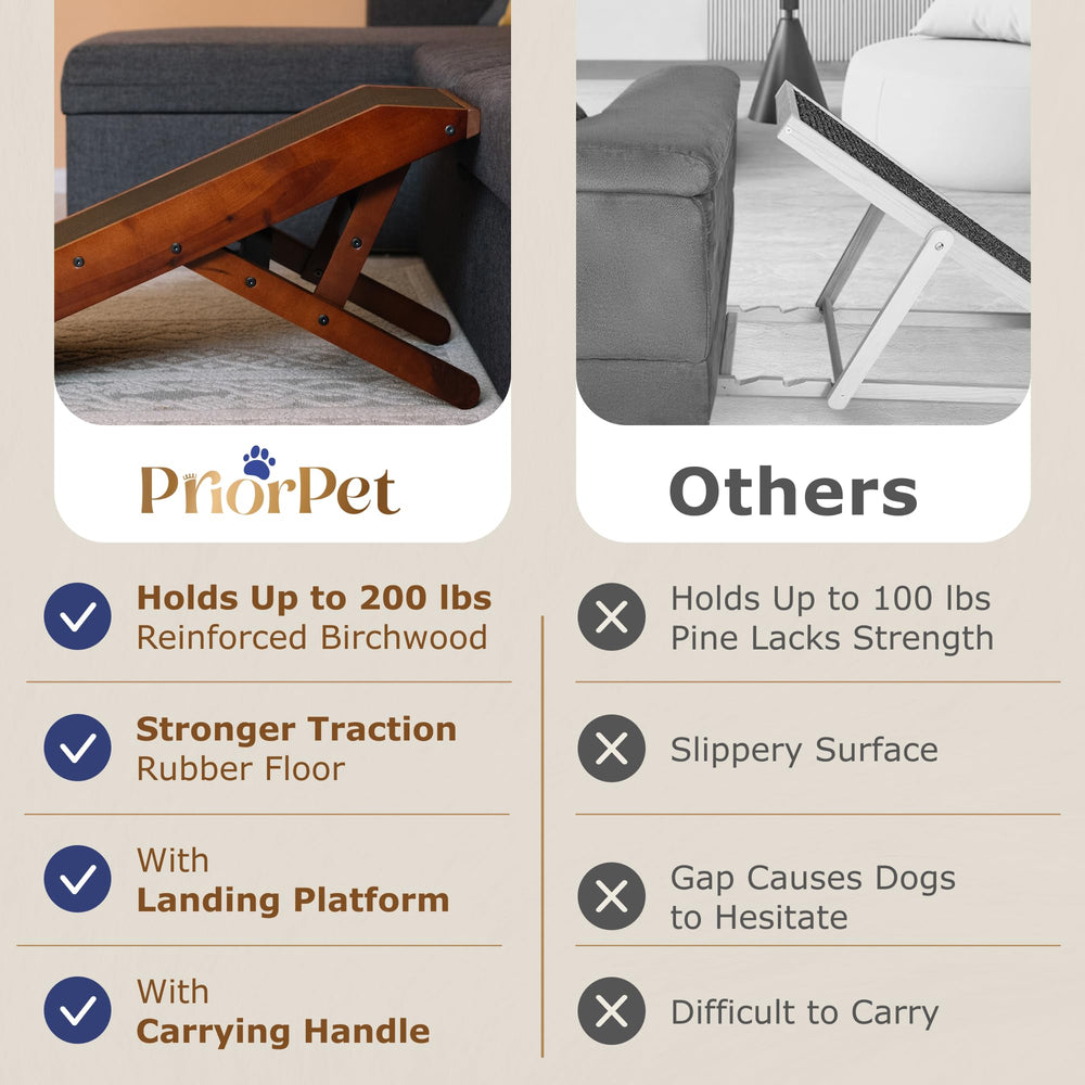 PRIORPET seamless couch connection reduces gaps during transitions.
