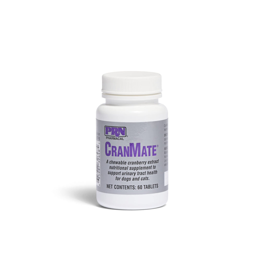 PRN CranMate: tabletas de arándano para perros y gatos, apoyo potencial al tracto urinario