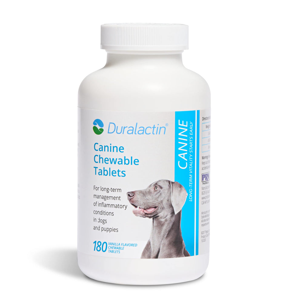 PRN Duralactin tableta masticable para perro, apoyo potencial a la movilidad diaria.