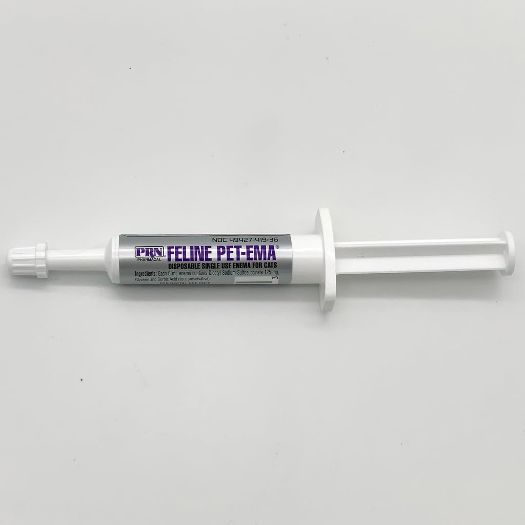 Pet-Ema PRN aplicacion rectal facil para gatos y lubricación