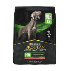 Purina Pro Plan Veterinary Diets HA con salmón en bolsa, fórmula hidrolizada para sensibilidad digestiva.