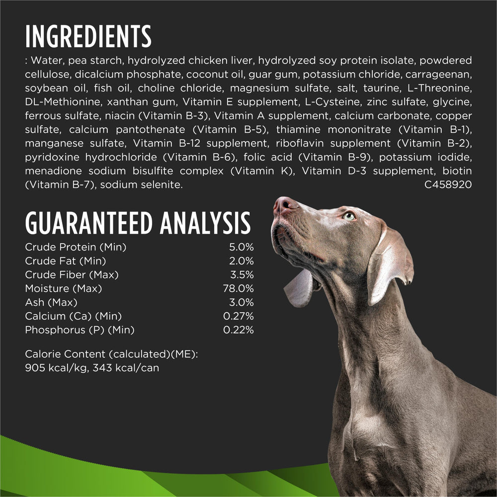 Purina Pro Plan HA hidrolizado pollo, antioxidantes para apoyo diario.