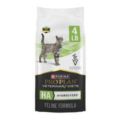 Purina Pro Plan Veterinary Diets HA, croquetas hidrolizadas para estómagos sensibles del gato.
