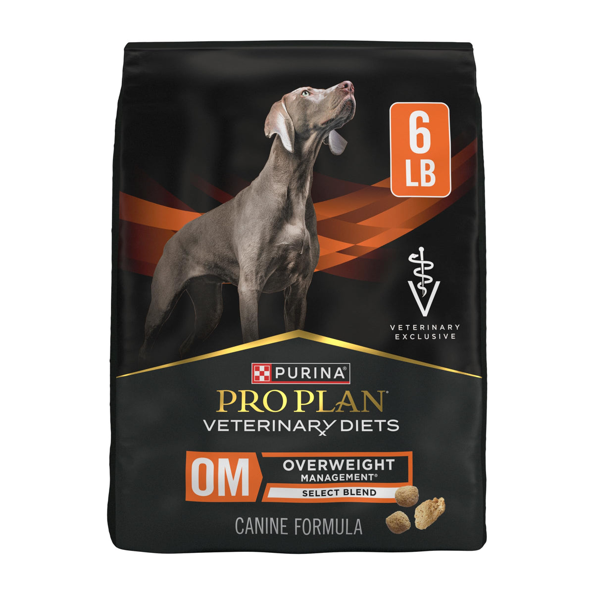 Pro Plan OM Select Blend: bolsa de 6 lb para control de peso canino.