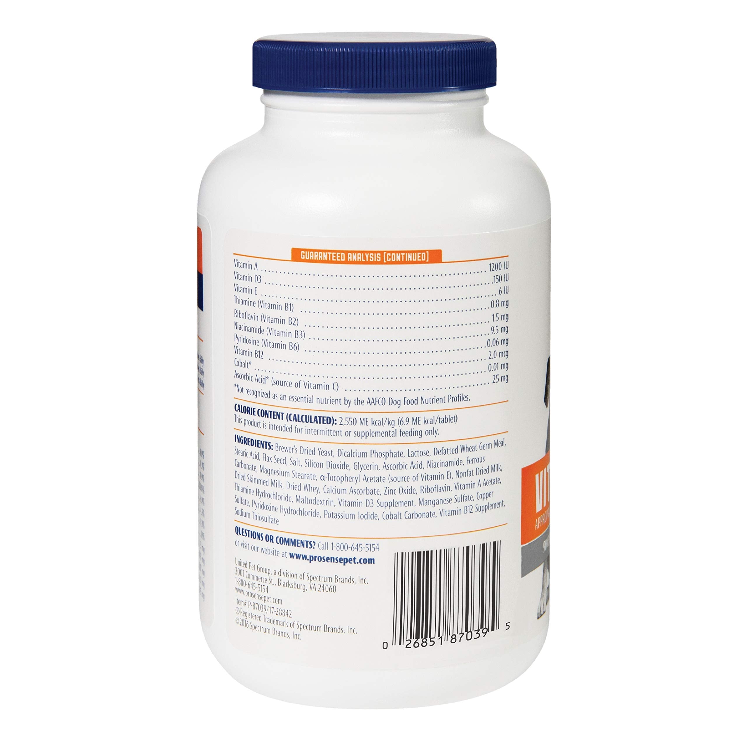 ProSense Soluciones vitamínicas para el bienestar diario de perros de todas las edades.