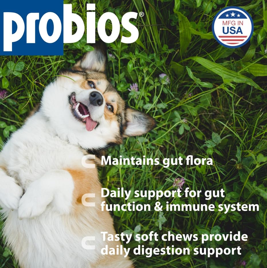 Probios para perros, bocaditos suaves sabor hígado de pollo, sabrosos.