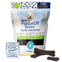 ProDen PlaqueOff frasco de 17 oz para el sistema dental de perros.