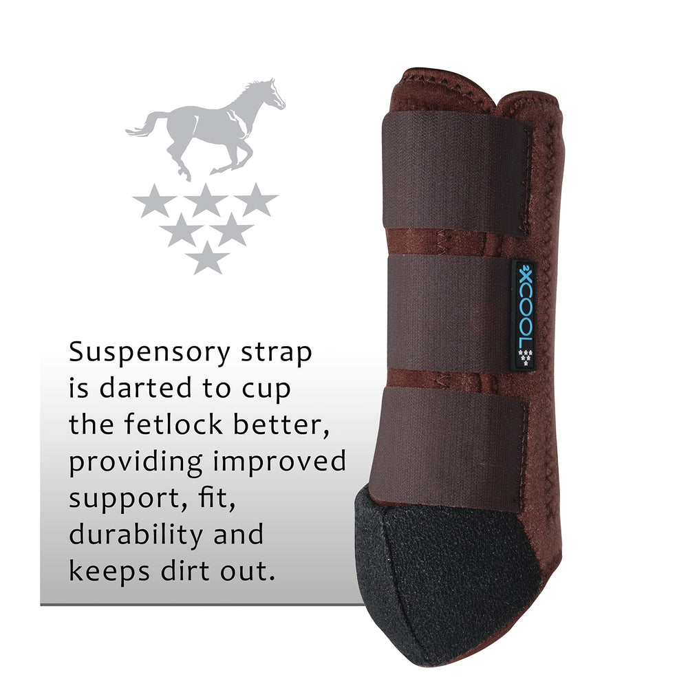 Professional's Choice 2XCOOL botas caballo pack 4 grande: conjunto completo para caballos activos.
