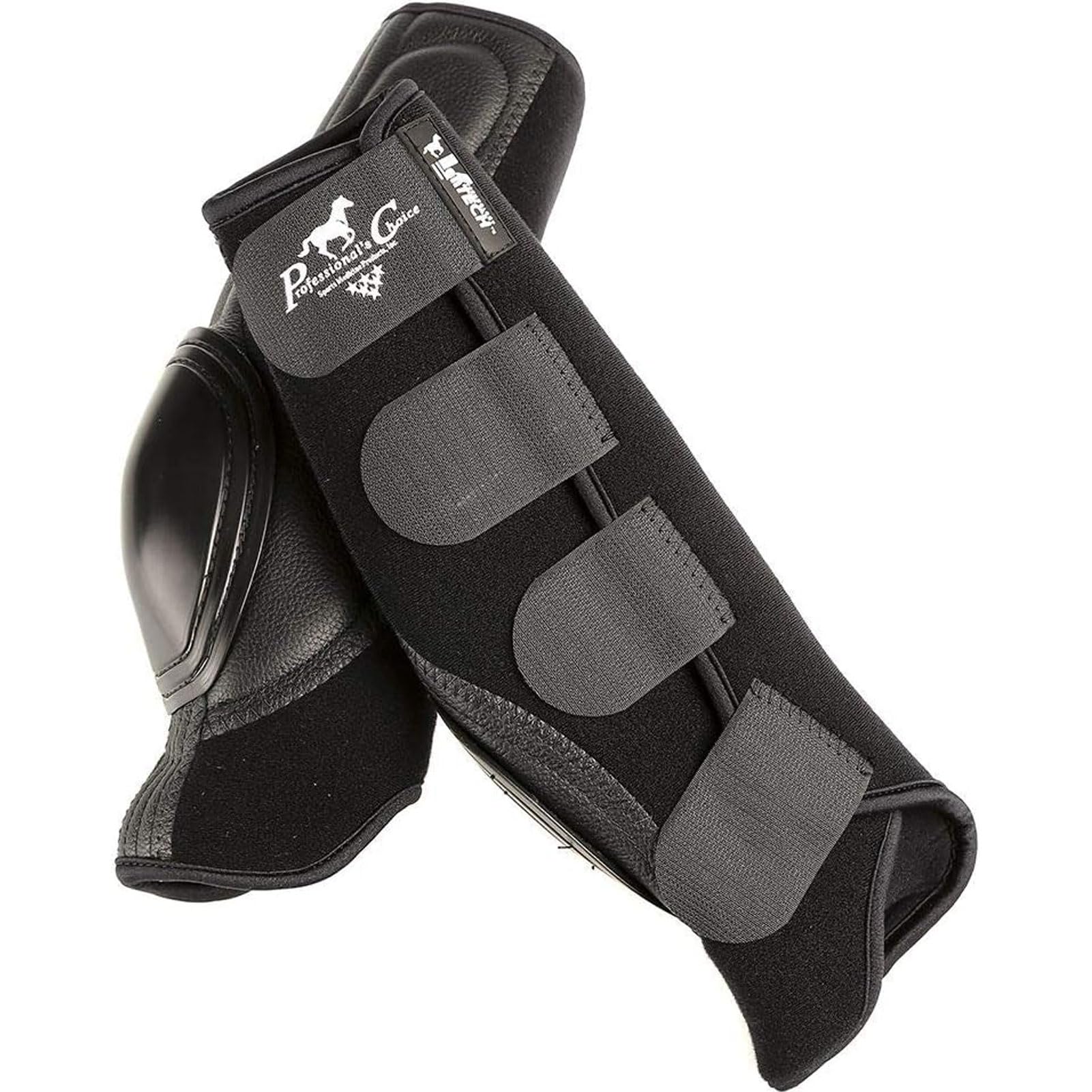 Professional's Choice Ventech, bota deslizante trasera, vista frontal, protección para paradas deslizantes.