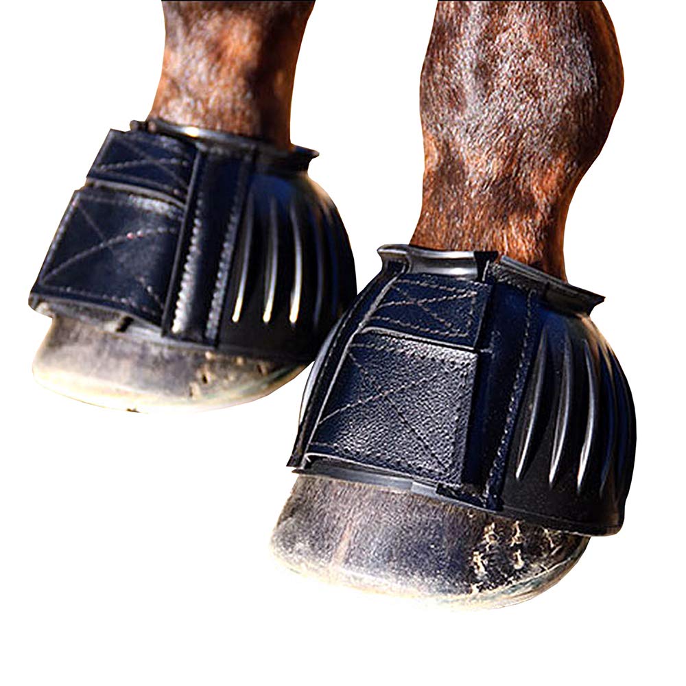Professional's Choice botas campana goma negras, 4 pulgadas, protección 360° para el caballo.
