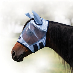 Máscara mosquitera Professional's Choice para caballos: malla ligera con protección UV y comodidad.
