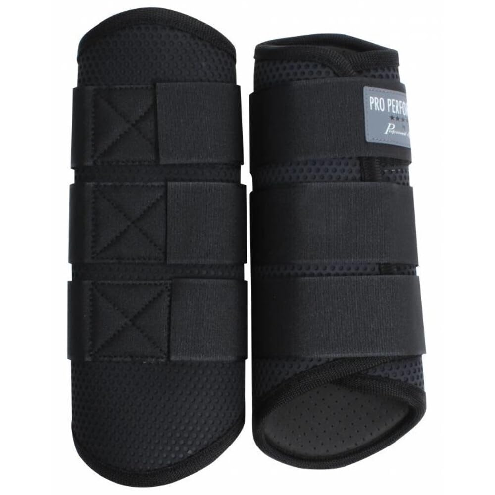 Professional's Choice Pro Performance Elite XC Boots para caballo blanco, protección trasera.