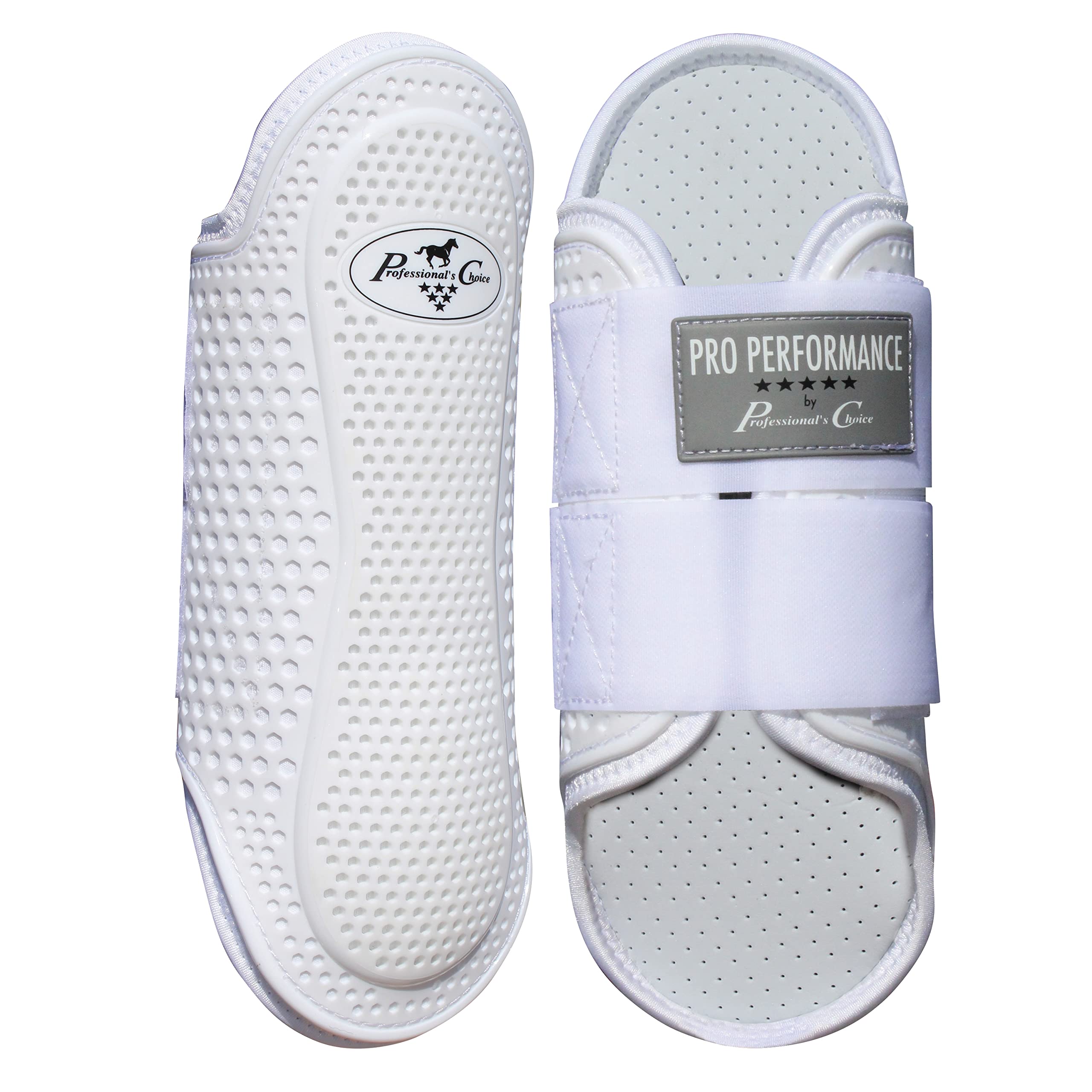 Professional's Choice Pro Performance Splint Boot con malla duradera, ideal para entrenamientos prolongados.
