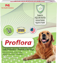 Proflora Daily Probiotics sobres de polvo favorecen la salud digestiva canina
