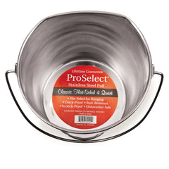ProSelect acero inoxidable duradero que resiste uso diario en exteriores.