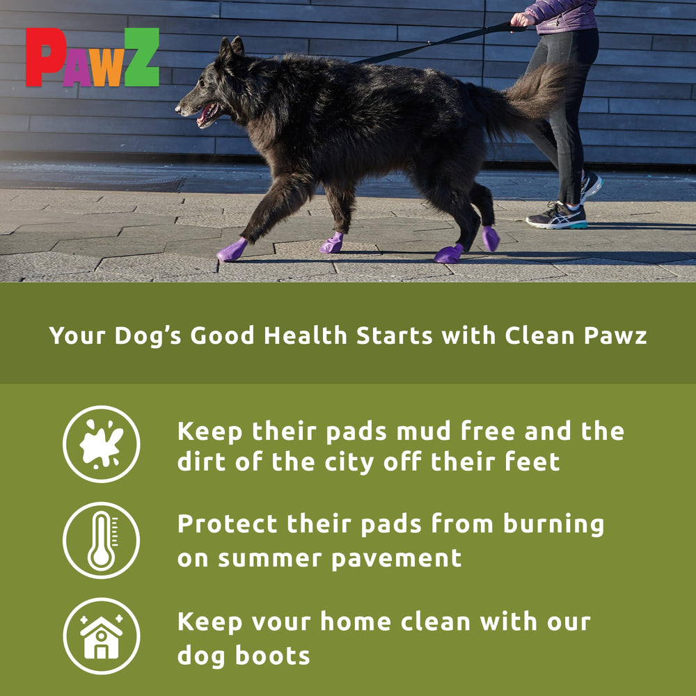 Botas impermeables Protex PawZ para perros grandes, útiles en lluvia y nieve.