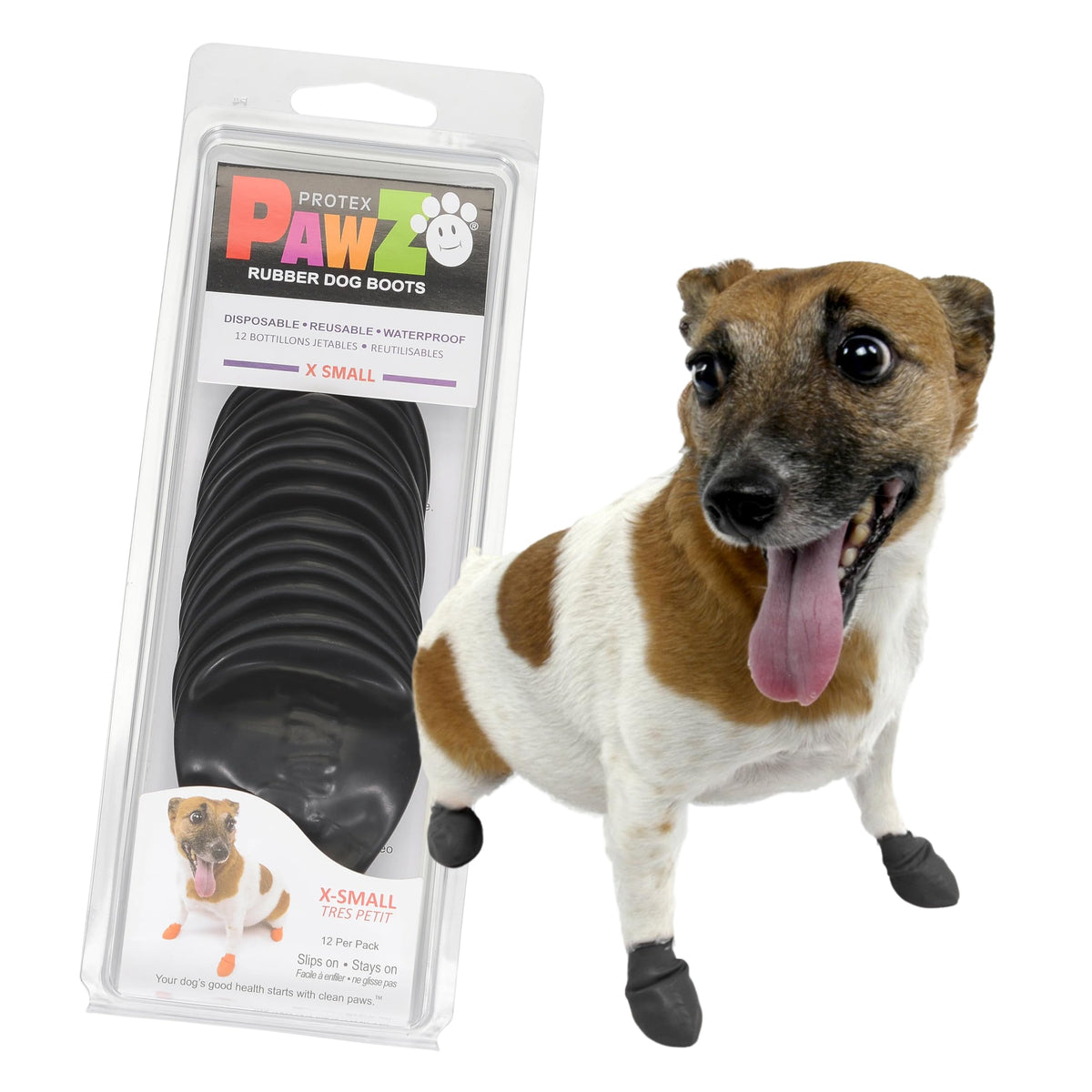 Botas Protex PawZ para patas pequeñas, ajuste cómodo para paseos diarios.