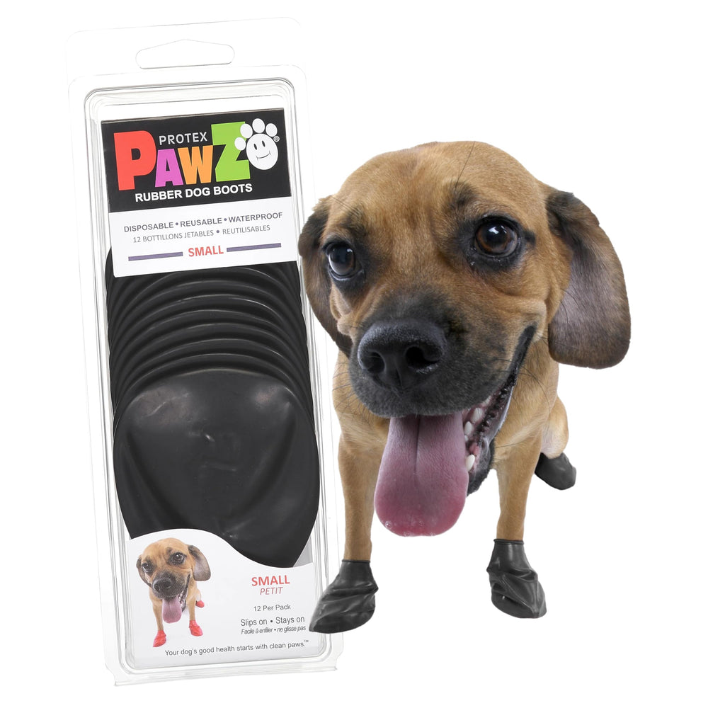 Protex PawZ botas impermeables para perro pequeño, ideal para paseos bajo lluvia