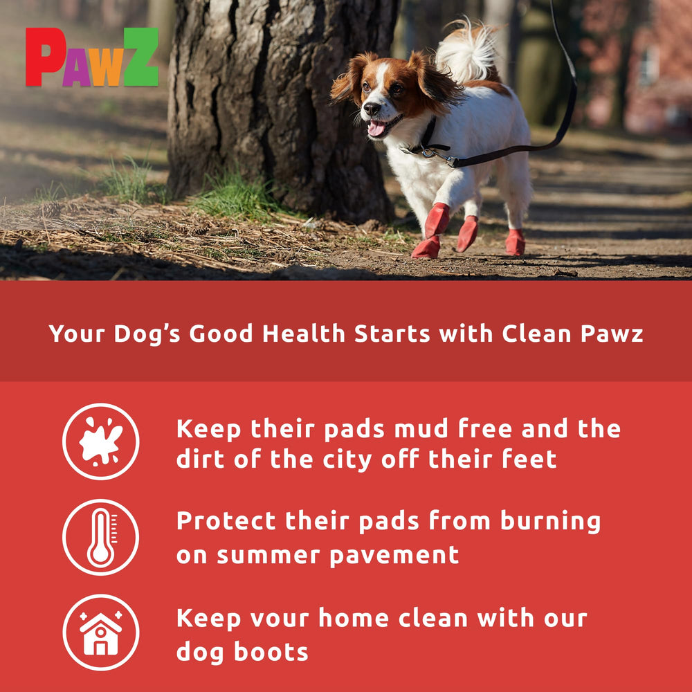 Protex PawZ botas para perro pequeño, protección contra charcos durante caminatas