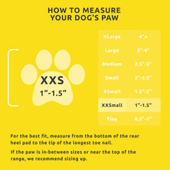 Protex PawZ impermeables para perros, mantienen las patas secas en lluvia.