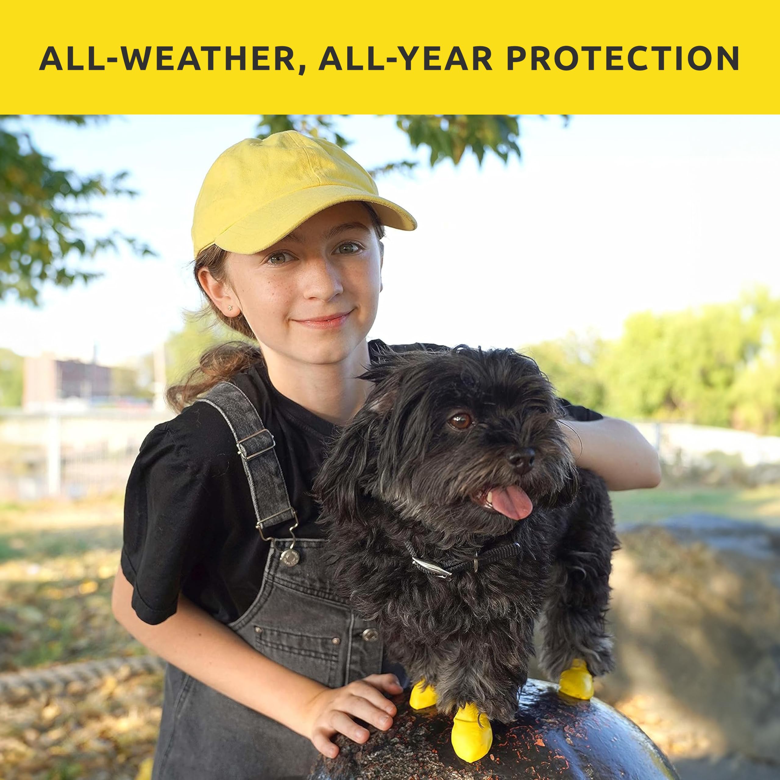 Protex PawZ talla XXSmall, ajuste cómodo para patas de 1 a 1,5 pulgadas.