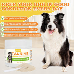 Provspro Taurina para perros polvo fino que se mezcla fácilmente en la comida.