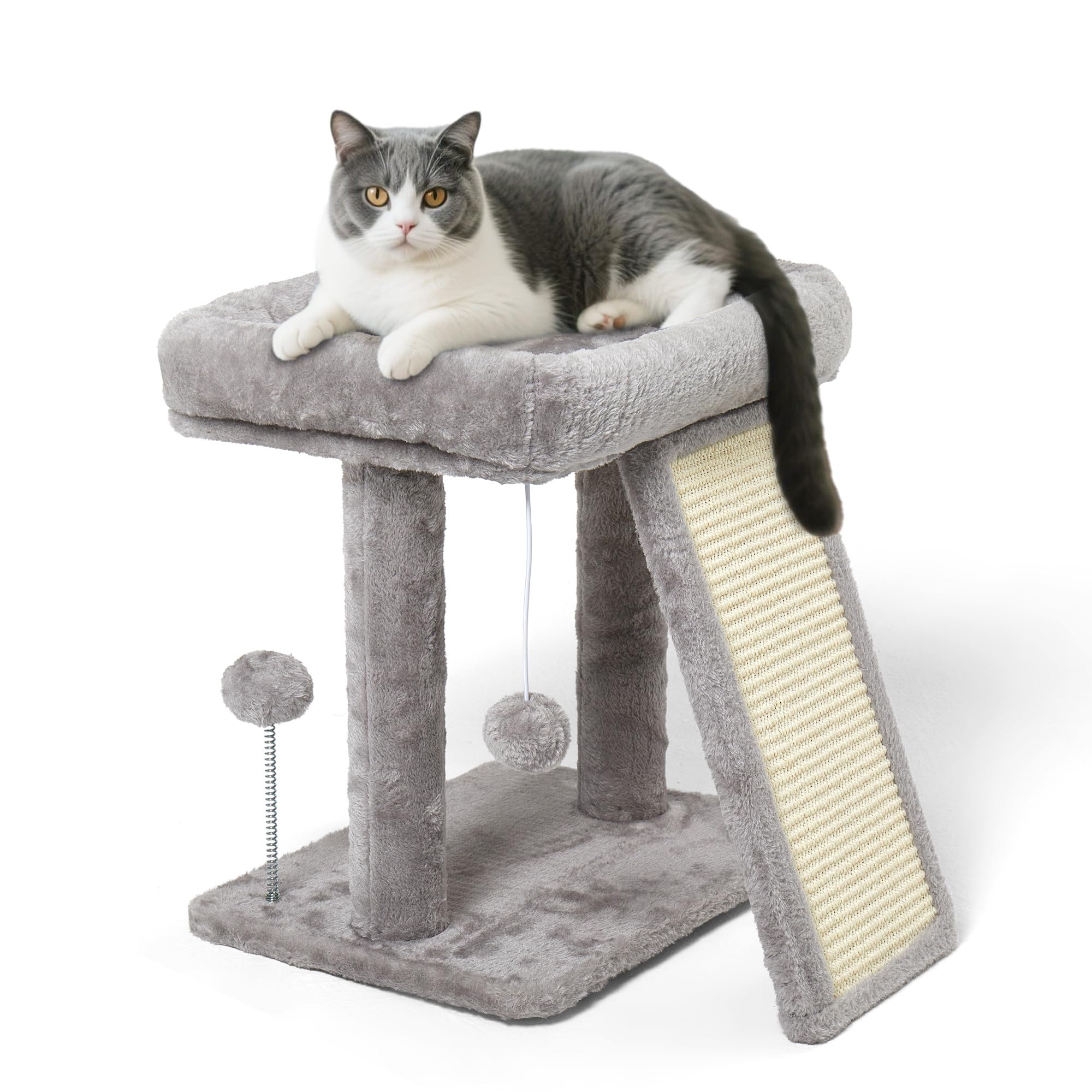 Rascador sisal natural para proteger muebles durante el juego.