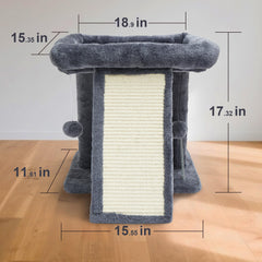Psicway rascador de sisal natural protege muebles eficazmente.