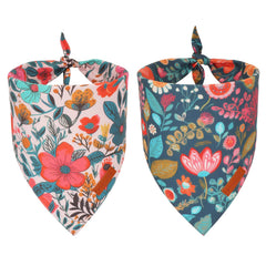 PTDECOR Bandana floral para perro con estilo primaveral.