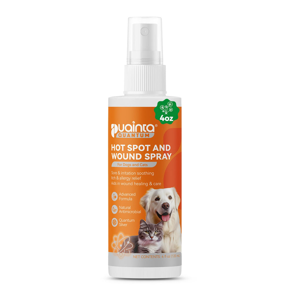 PUAINTA spray de irritaciones para perros en botella, alivio rápido.