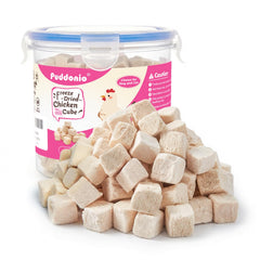 Puddonio pack de pollo frío seco: snack natural para entrenamiento diario.