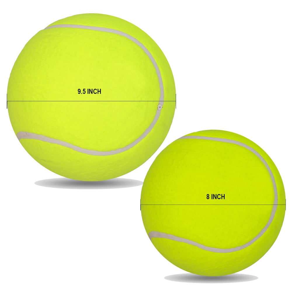 PULEEBO pelota tenis grande 9-5 pulgadas colorida, atrae curiosidad.