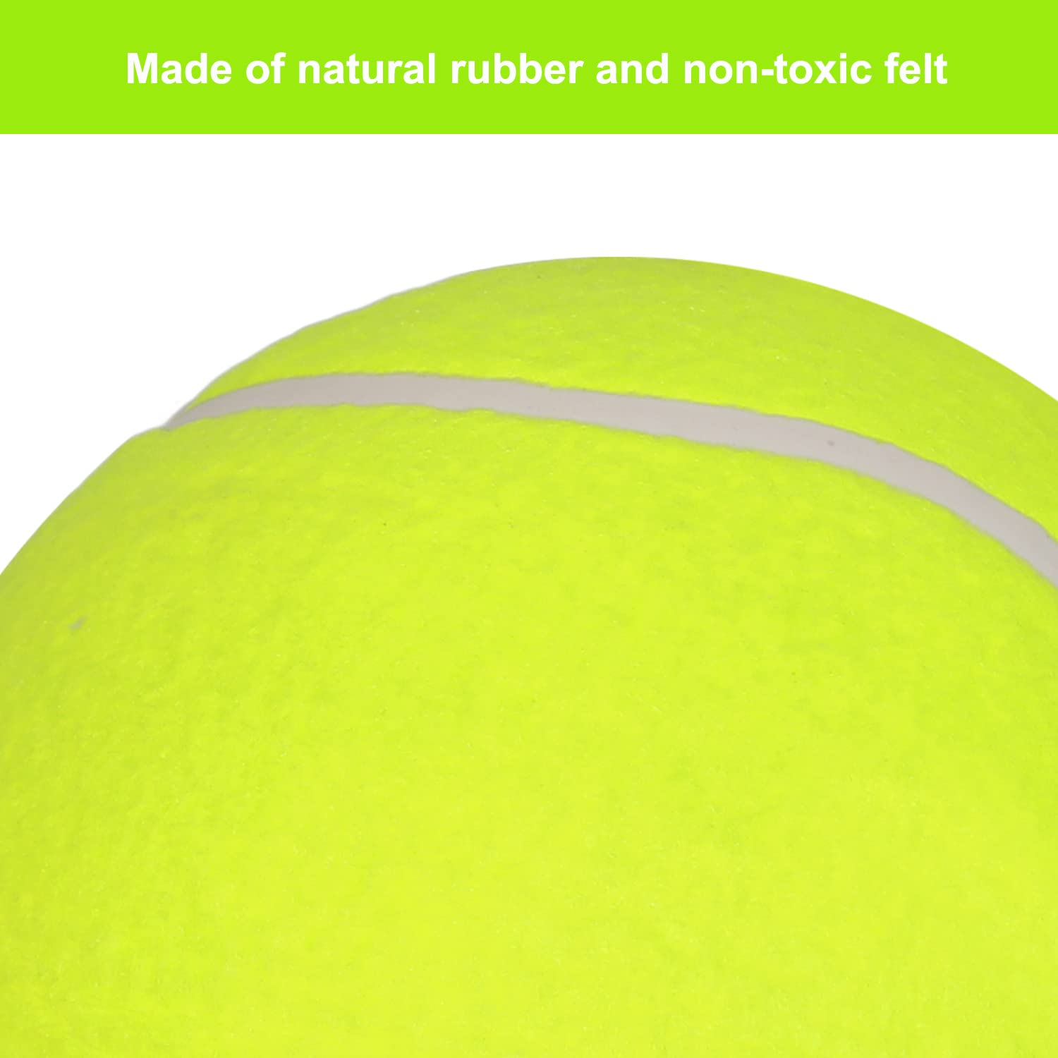PULEEBO bola tenis grande 8 pulgadas ligera y flotante.