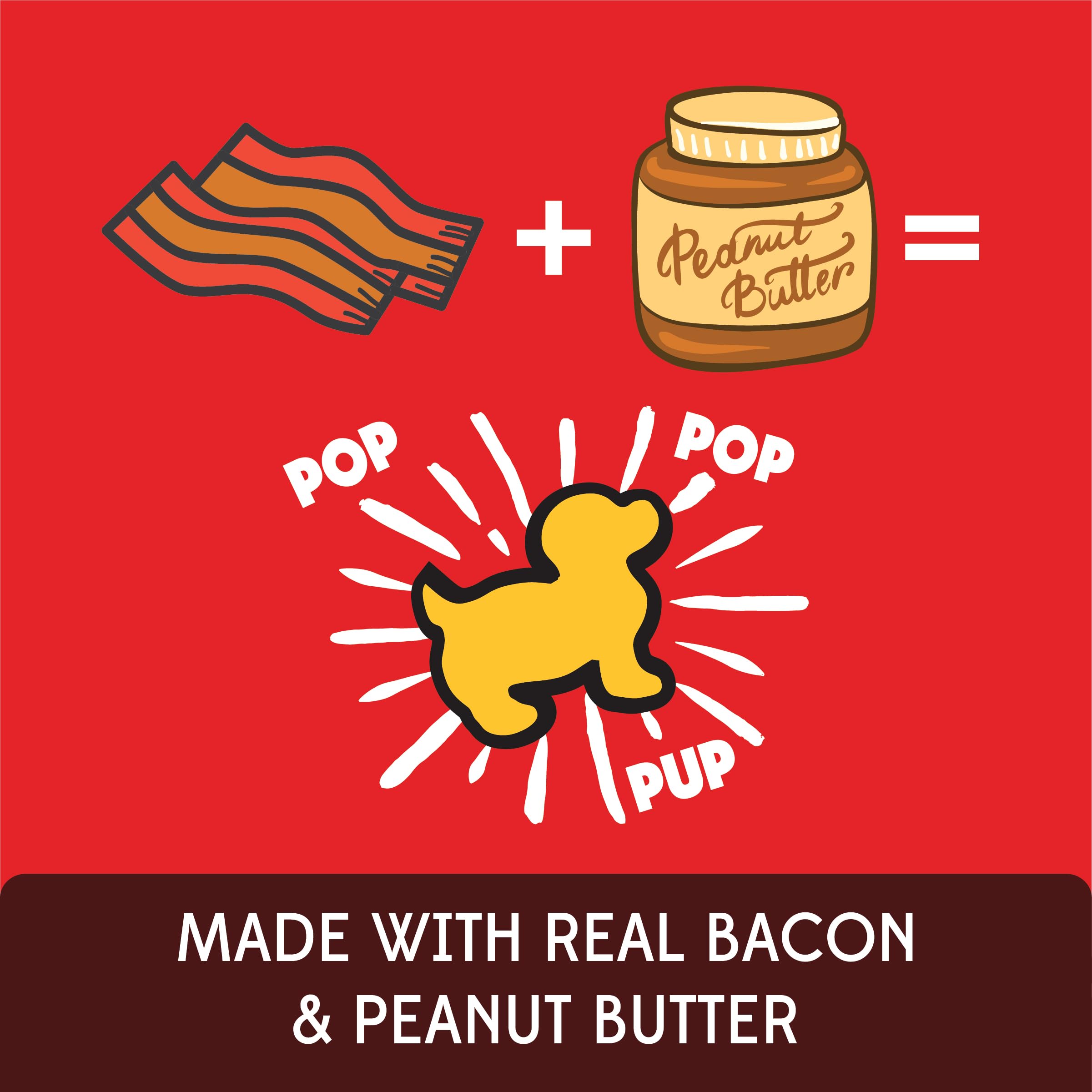 Pup Corn Plus bocaditos para entrenamiento diario y refuerzo positivo.