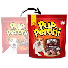 Pup-Peroni Original: cocción lenta para una textura tierna y sabor intenso.