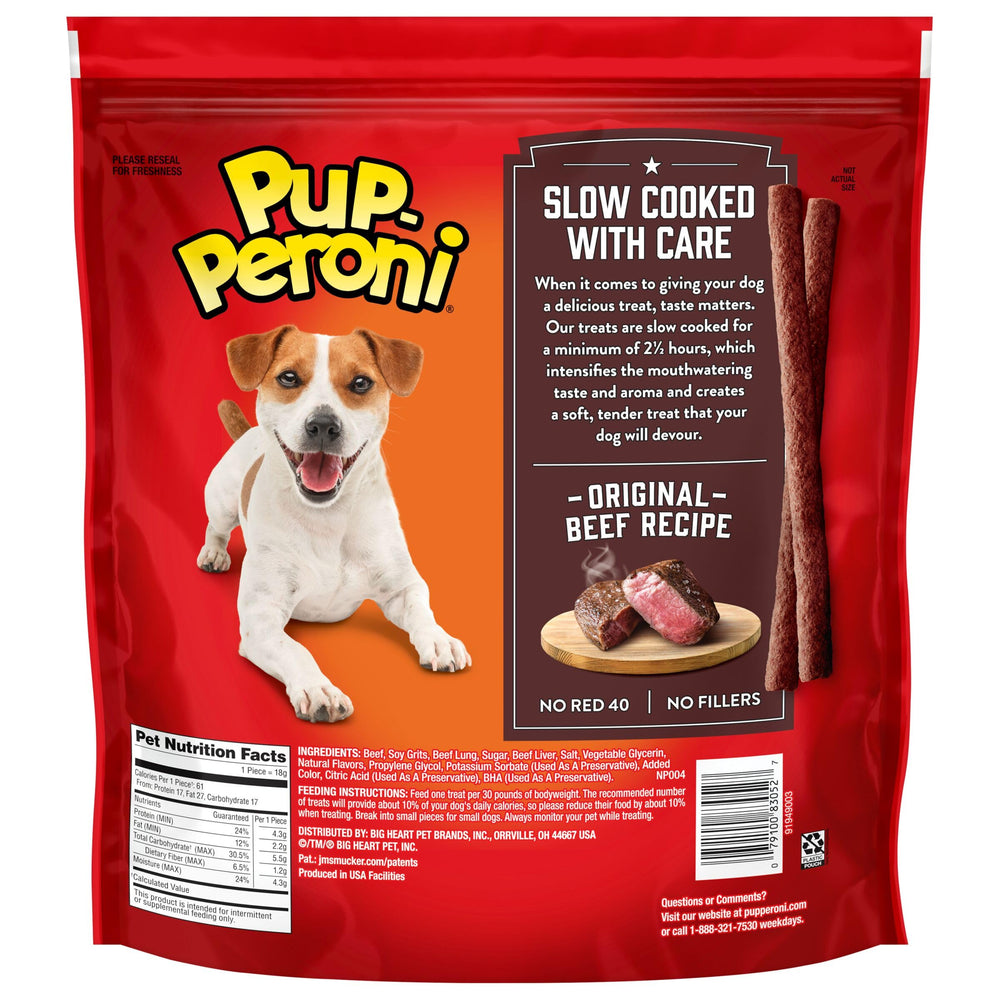 Pup-Peroni Original: premio sabroso para perros durante sesiones de juego.