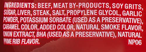 Pup-Peroni Prime Rib: snack sin colorantes artificiales para uso diario.