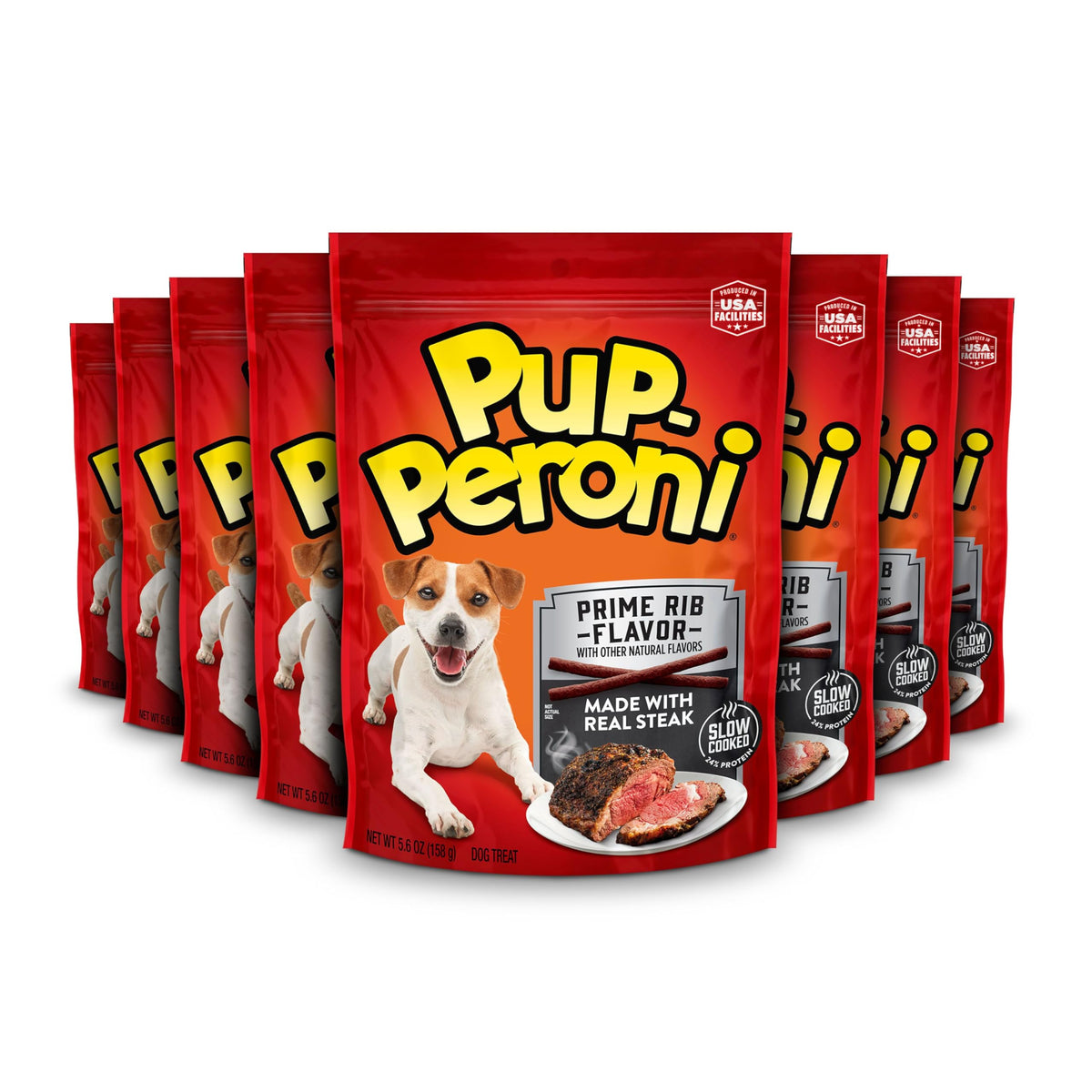 Pup-Peroni Prime Rib: snack suave ideal para recompensa diaria